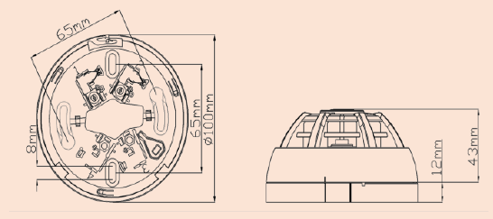 VG-6633 Conventional Dual Heat Detector - Conventional System